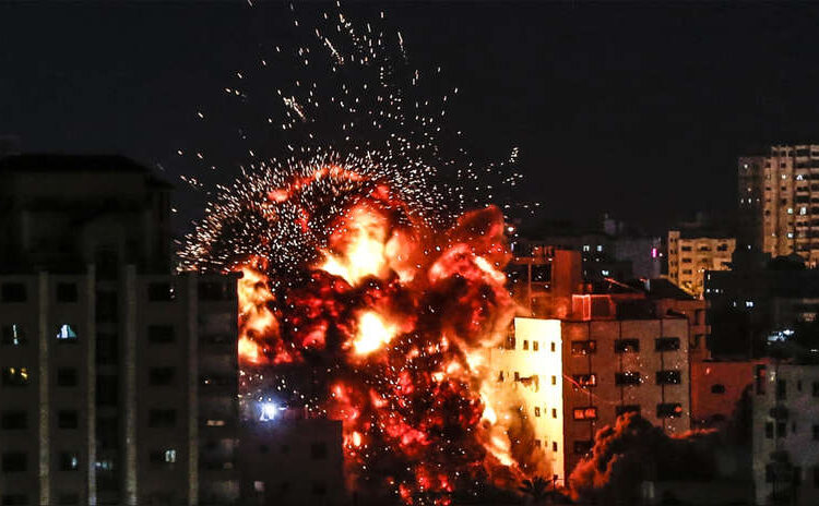 Israel bombardea la Franja de Gaza tras recibir seis cohetes desde el enclave