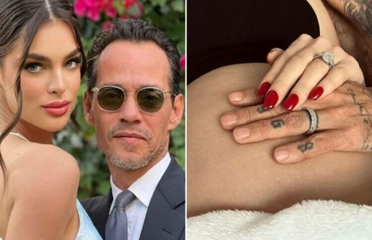 Nadia Ferreira y Marc Anthony anuncian la espera de su primer hijo