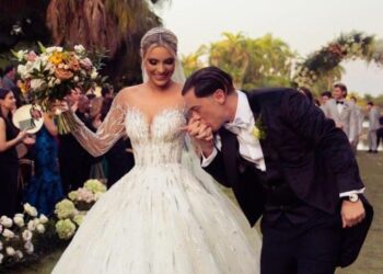 Lele Pons y Guaynaa se convirtieron en marido y mujer