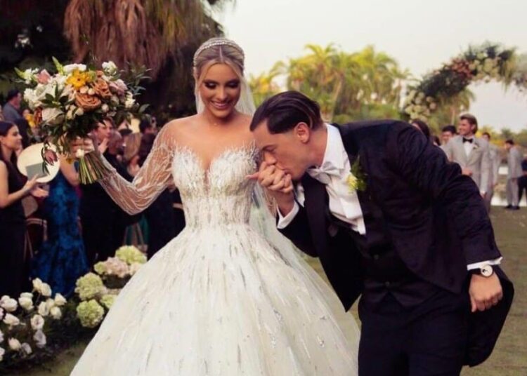 Lele Pons y Guaynaa se convirtieron en marido y mujer