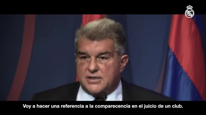 El Real Madrid contesta a Laporta: «¿Cuál es el equipo del régimen?»