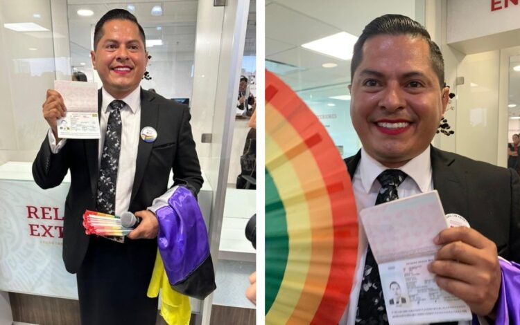 México emite el primer pasaporte a una persona con género no binario