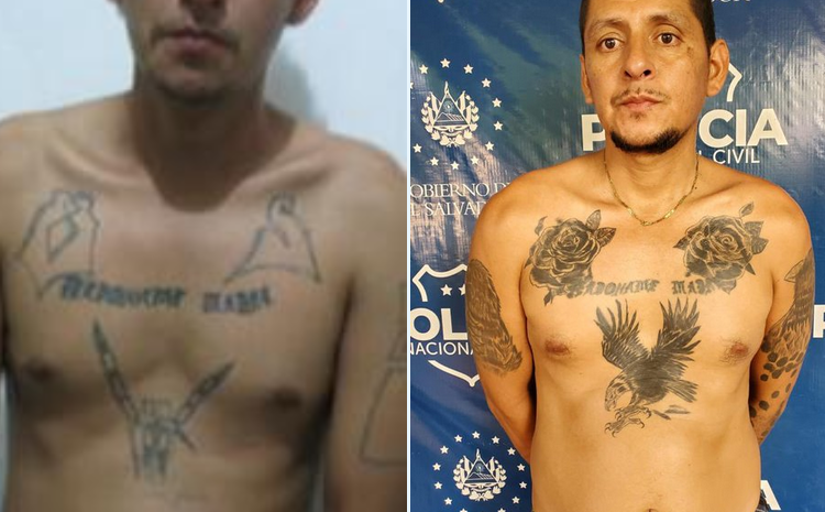 Capturan a pandillero que intentó burlar a la justicia ocultando sus tatuajes
