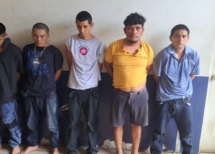 Capturan a cinco pandilleros de la MS-13 que intentaban huir hacia Guatemala