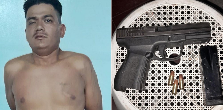 PNC captura a peligroso terrorista de la 18R en Santa Bárbara, Guazapa