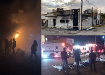 Fallecen 11 personas en incendio de bar en México