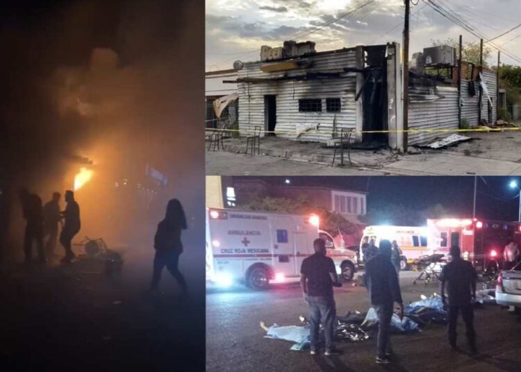 Fallecen 11 personas en incendio de bar en México
