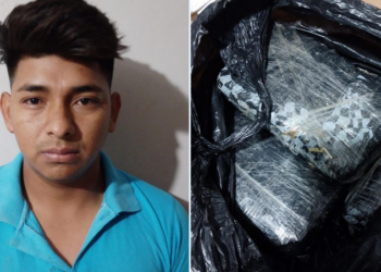 Capturan a sujeto con más de 1,755 gramos de marihuana en Ahuachapán