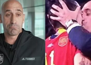 Presidente de la Federación Española de Fútbol se disculpa por besar a una jugadora tras ganar el Mundial