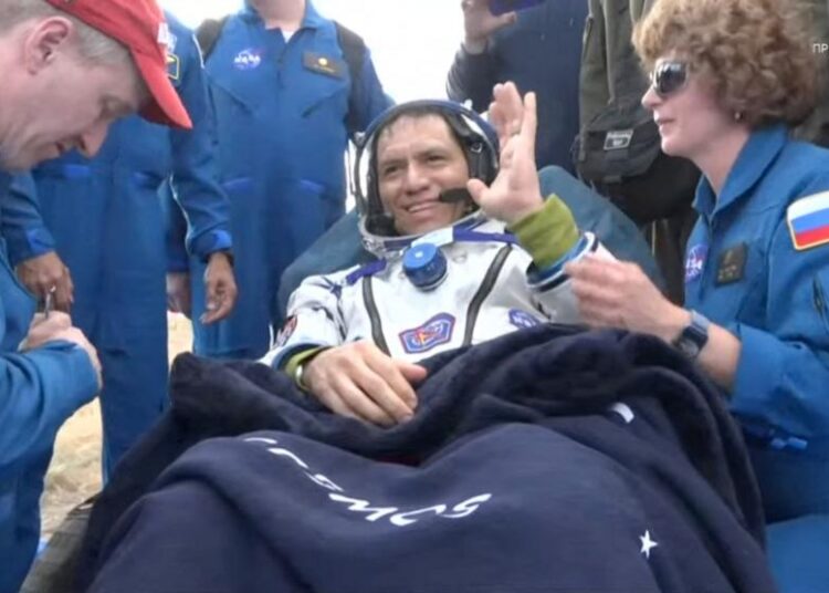 Frank Rubio, el astronauta récord de la NASA, regresa a la Tierra tras 371 días en el espacio