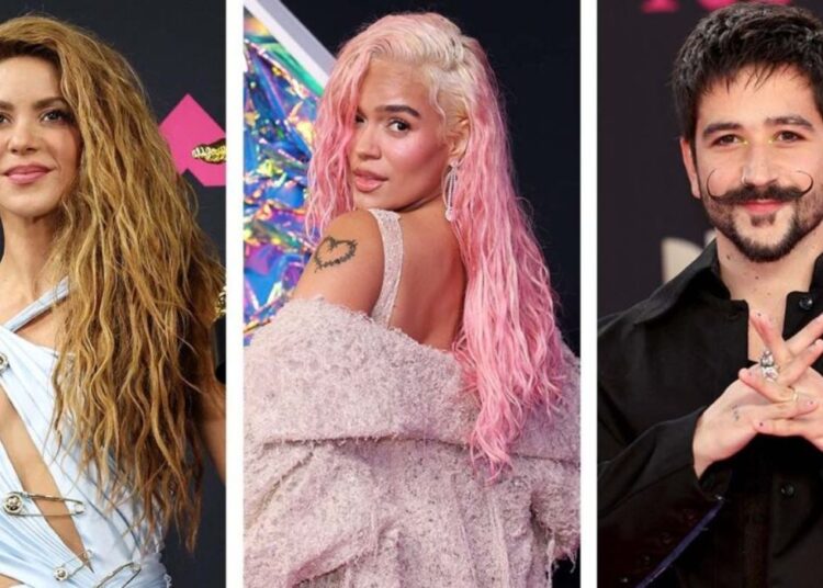 Shakira, Karol G y Camilo encabezan nominaciones de Grammy Latinos