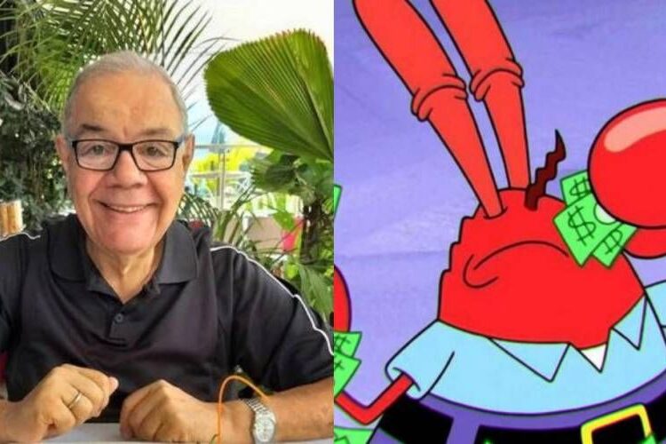 Falleció Luis Pérez Pons, voz de “Don Cangrejo” en Latinoamérica