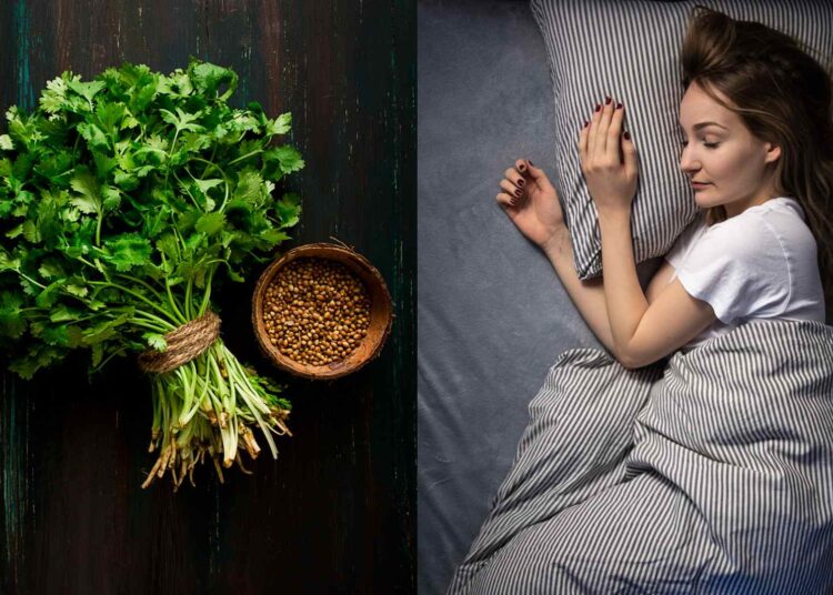 ¿El agua de cilantro ayuda a dormir mejor?