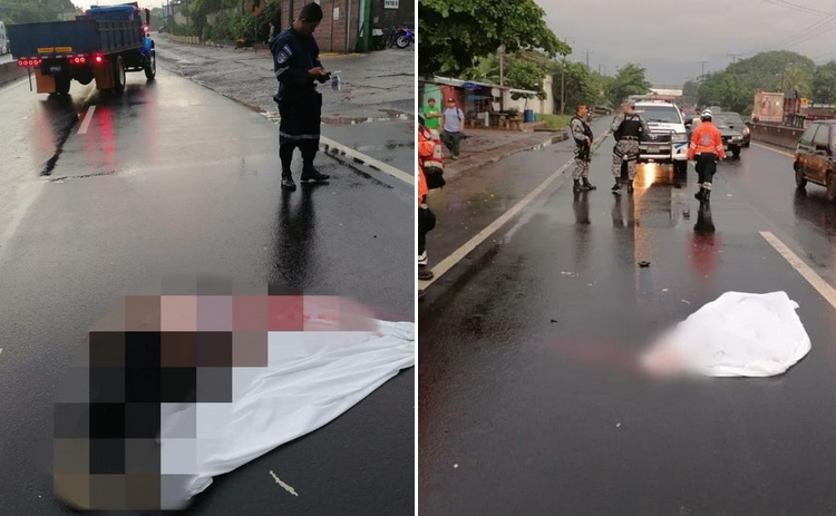 Mujer pierde la vida al ser arrollada por motociclista en Quezaltepeque