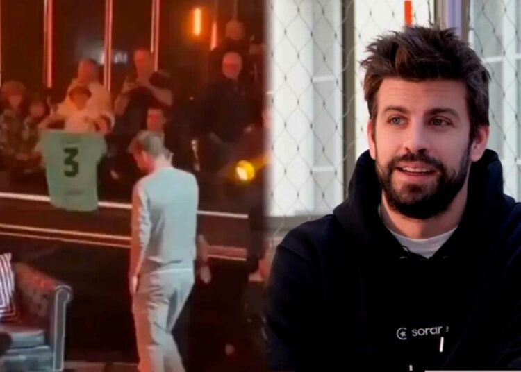 Gerard Piqué sufrió una aparatosa caída durante la presentación de la Kings League Américas