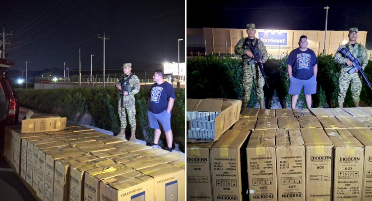 Operativo de la Fuerza Armada desmantela red de contrabando en San Miguel