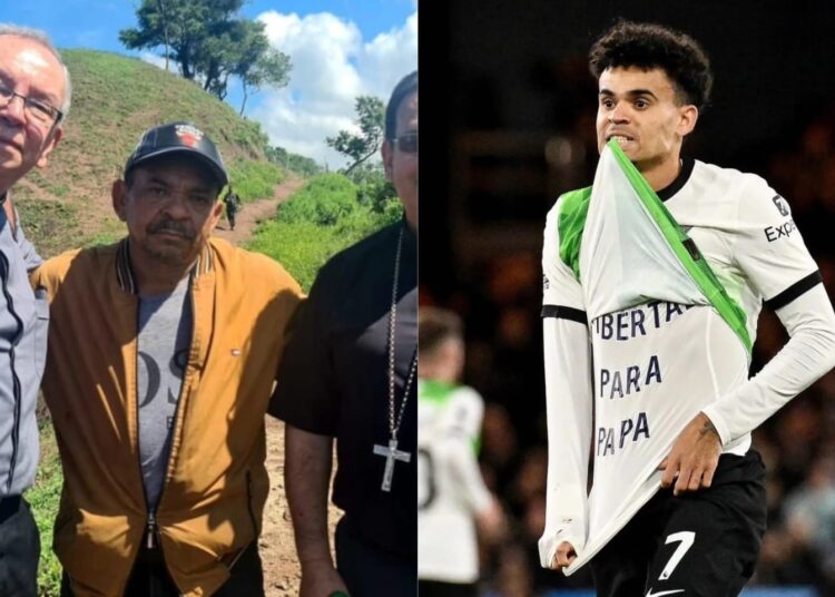 Dejan en libertad al padre del futbolista Luis Díaz tras doce días secuestrado