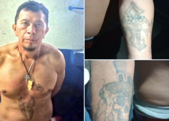 Pandillero que intentó ocultar sus tatuajes de la MS13 fue capturado