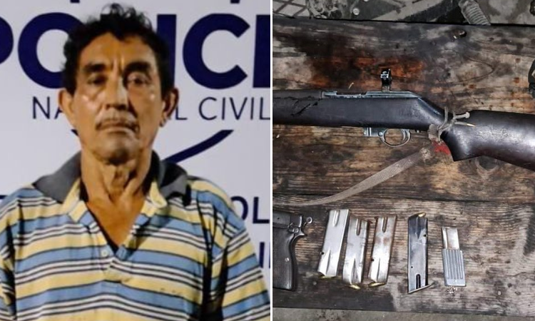 Capturan a individuo tras amenazar a vecinas y disparar arma en Santiago Nonualco, La Paz