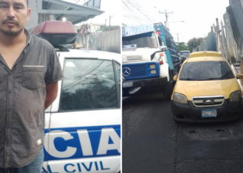 Capturado conductor ebrio tras provocar accidente en construcción del Mercado San Miguelito
