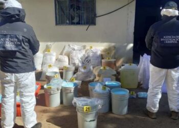 Fiscalía de México confisca 129.000 pastillas y 150 kilos de fentanilo