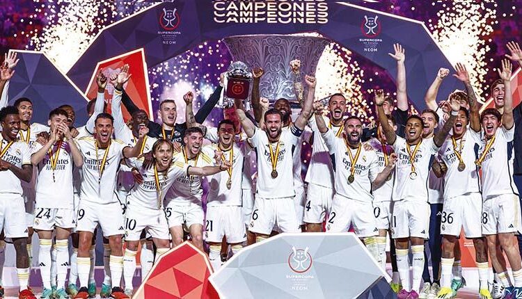 Vinícius y Rodrygo dan al Real Madrid su decimotercera Supercopa de España