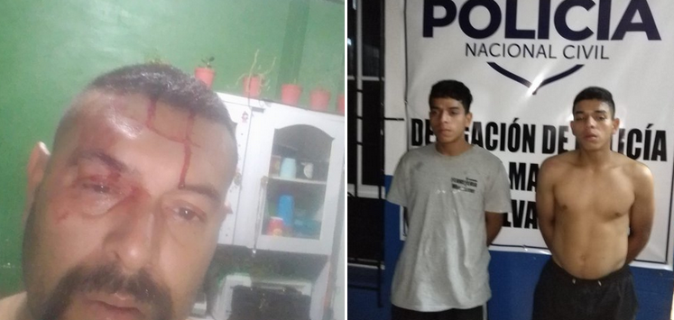 Capturan a hermanos colaboradores de la MS13 responsables de golpiza a un hombre en San Marcos