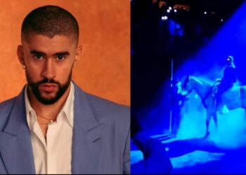 Bad Bunny es acusado de maltrato animal tras utilizar un caballo en su nueva gira