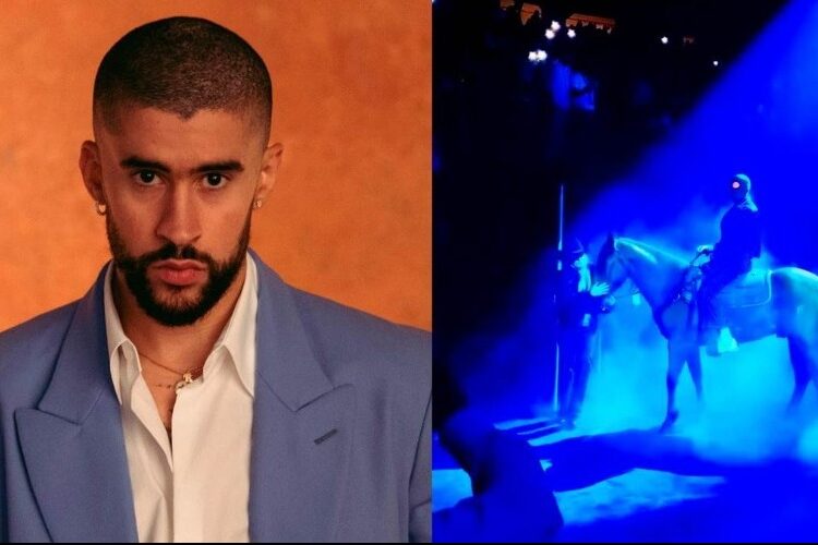 Bad Bunny es acusado de maltrato animal tras utilizar un caballo en su nueva gira