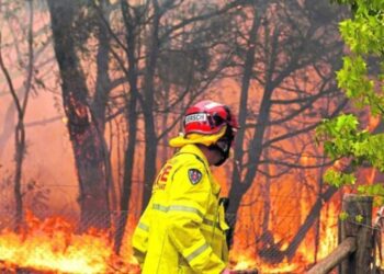 Desalojan poblaciones del sureste de Australia por incendios forestales