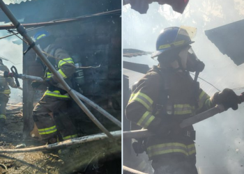 Incendio consume parte de una vivienda en San Miguel