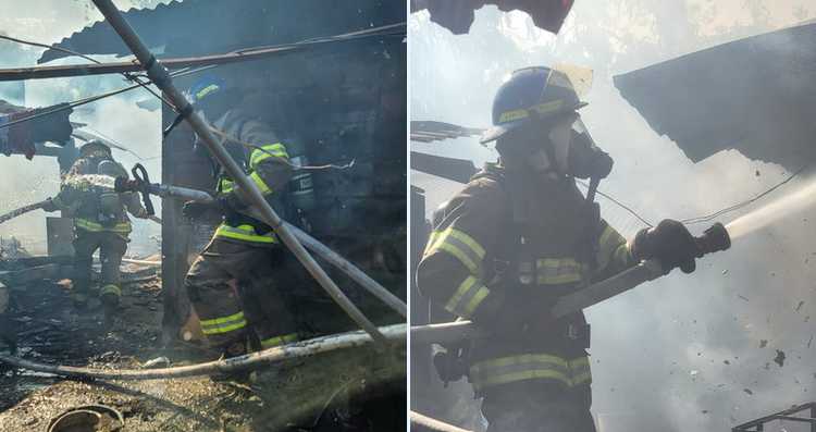 Incendio consume parte de una vivienda en San Miguel
