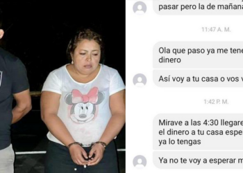 Capturan a pareja que exigía dinero a través de redes sociales