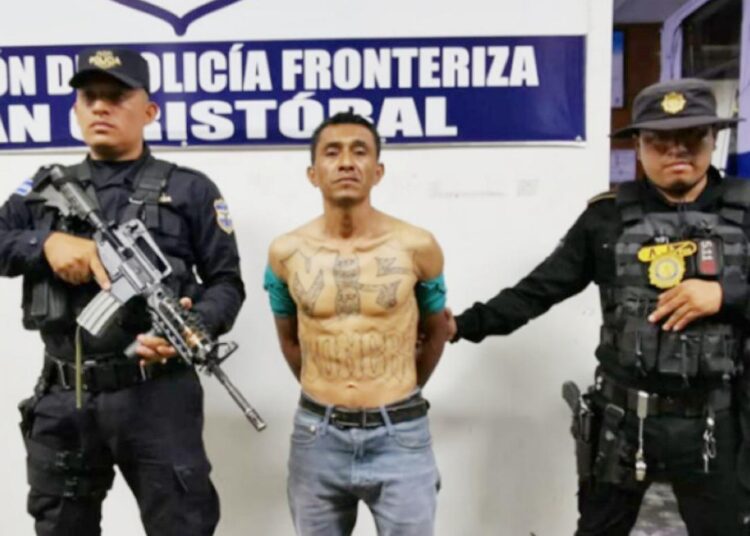 Capturado en Guatemala palabrero de la MS13 buscado por homicidio en El Salvador