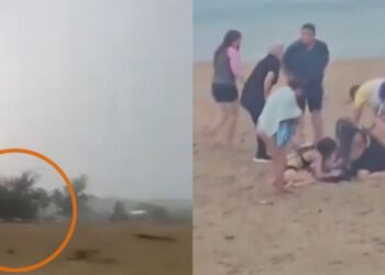 Rayo impacta a 3 niños en playa de Puerto Rico