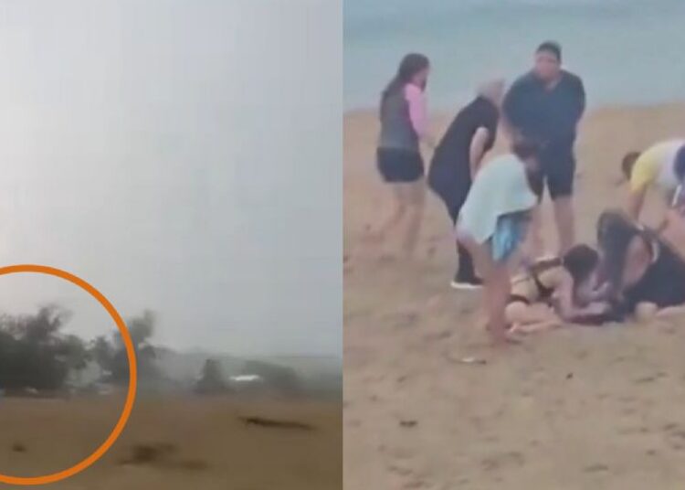 Rayo impacta a 3 niños en playa de Puerto Rico