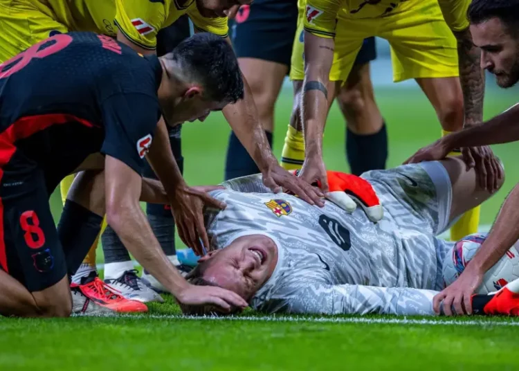 Ter Stegen sufre una rotura completa del tendón rotuliano y será operado