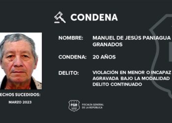 Anciano es condenado por abusar sexualmente de un menor de edad