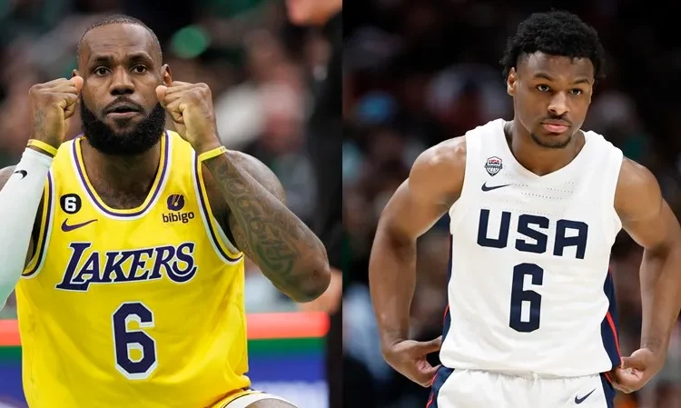 LeBron y Bronny James hacen historia como el primer dúo padre-hijo en jugar en la NBA