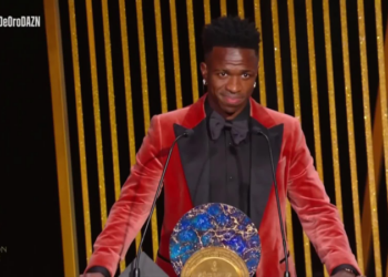 Vinícius Jr. responde en las redes tras haber perdido el Balón de Oro