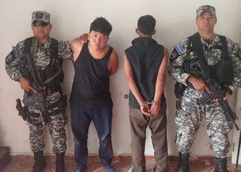 Capturan a responsables de homicidio en Tejutepeque