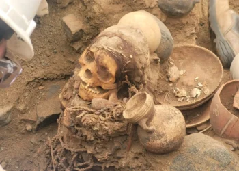 Hallan una momia con más de mil años en Perú