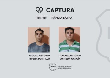 Capturan a dos sujetos por tráfico de drogas en Santa Ana