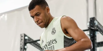 Mbappé vuelve a entrenarse con el Real Madrid 