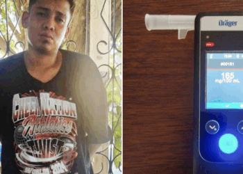 Capturado por manejar ebrio y causar un accidente en Usulután