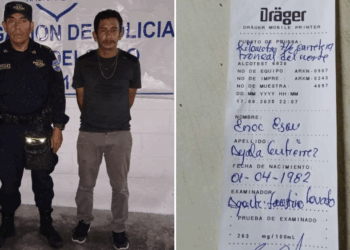 Capturan a un hombre en estado de ebriedad por atropellar a una mujer 