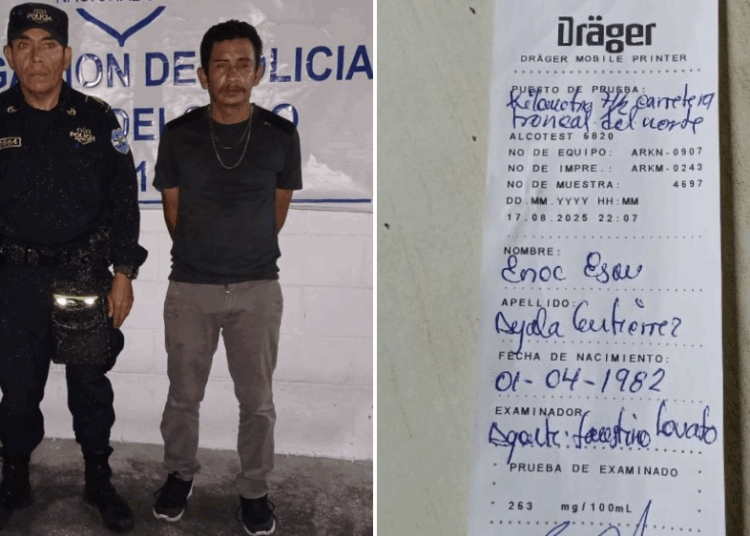 Capturan a un hombre en estado de ebriedad por atropellar a una mujer 