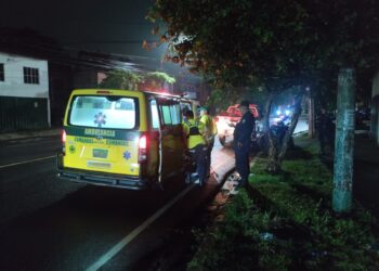 Motociclista lesionado tras chocar contra un árbol 