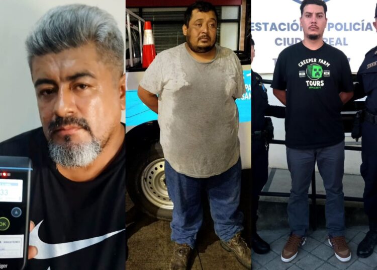 Capturan a conductores borrachos en distintos puntos del país 