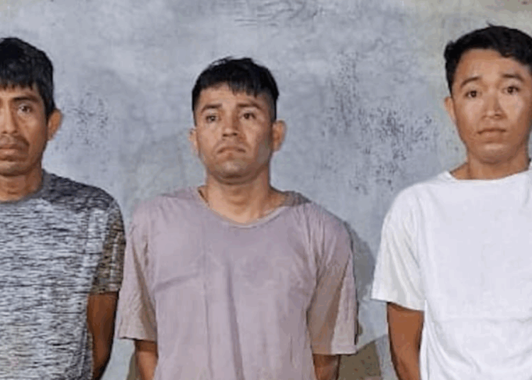 Tres sujetos fueron capturados por atropellar y dispararle a una persona 